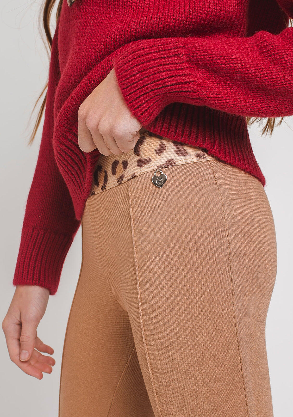 Leggings camel de niña 2/3
