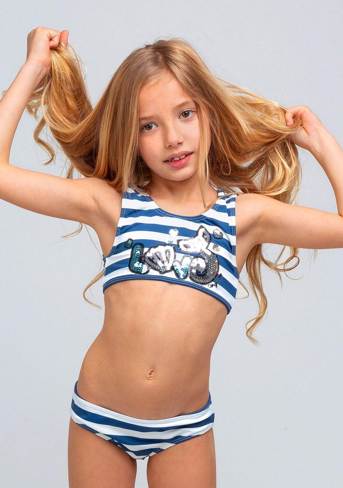 Bikini de Niña Marinero Sirena 3/5