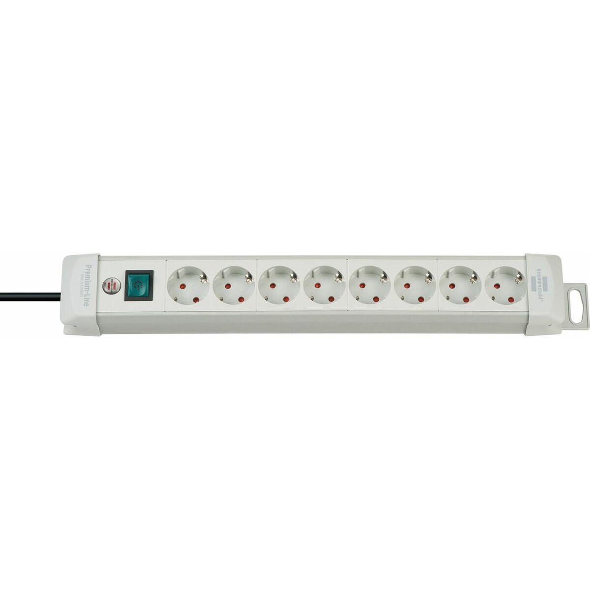 Multiprise 6 Prises avec Interrupteur Brennenstuhl Premium-Line Gris clair 3/5