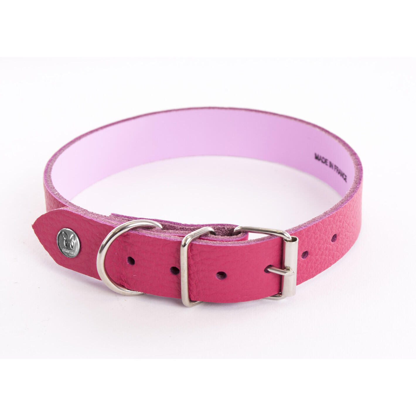 Martin Sellier - Collier Pour Chien Martin Sellier Allure - Collier - Rose - 40 Cm - Decathlon