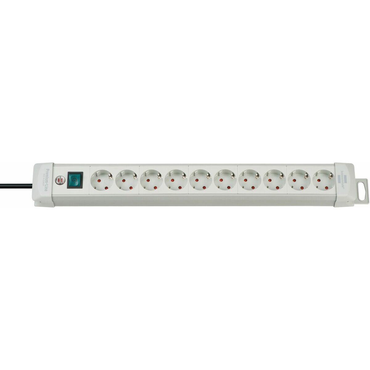 Multiprise 6 Prises avec Interrupteur Brennenstuhl Premium-Line Gris clair 4/5