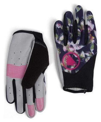 Guanti lunghi donna Endura Hummvee Lite Icon nero/rosa