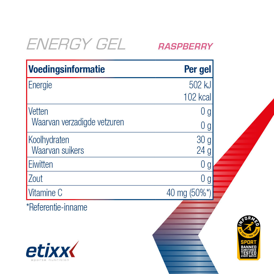 Etixx Energy Gel Framboise 12x40ml 4/4