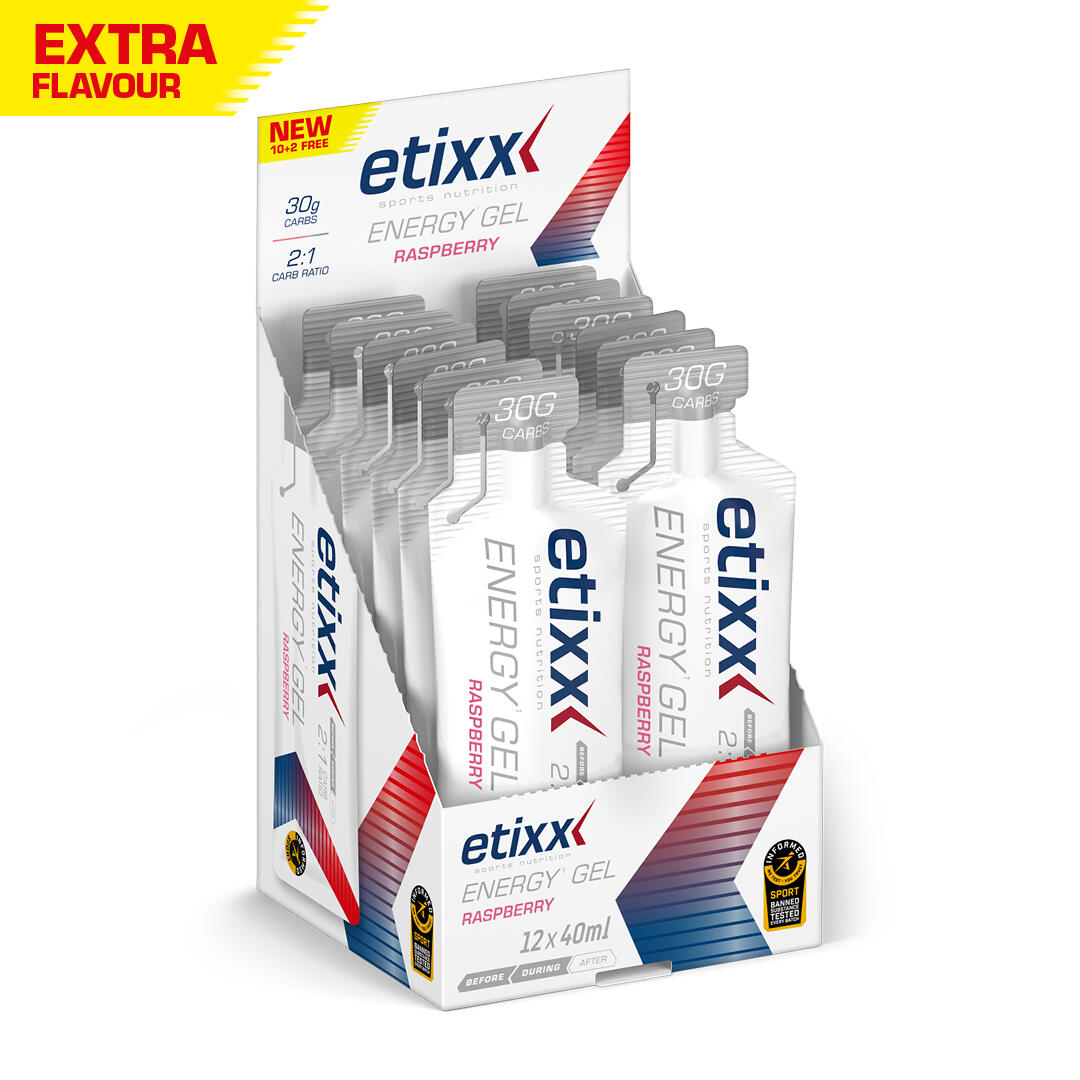 ETIXX Etixx Energy Gel Raspberry 12x40ml