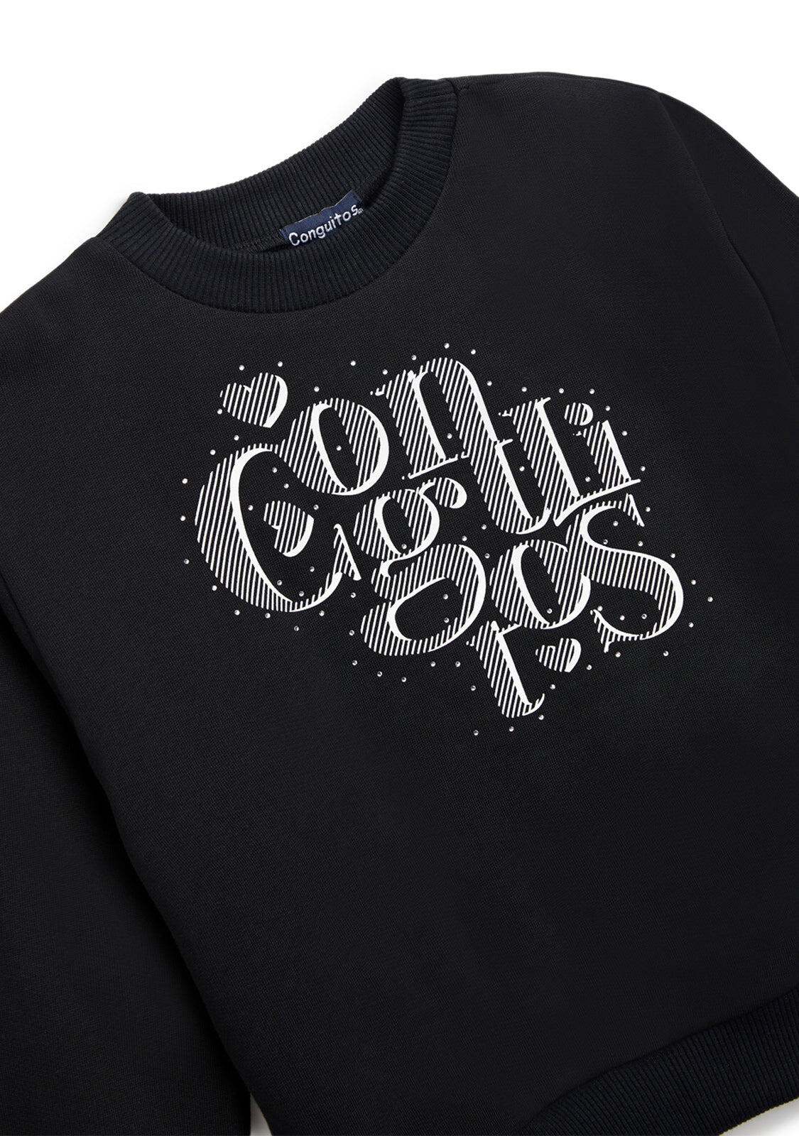 Sudadera Conguitos Letras Purpurina 2/4