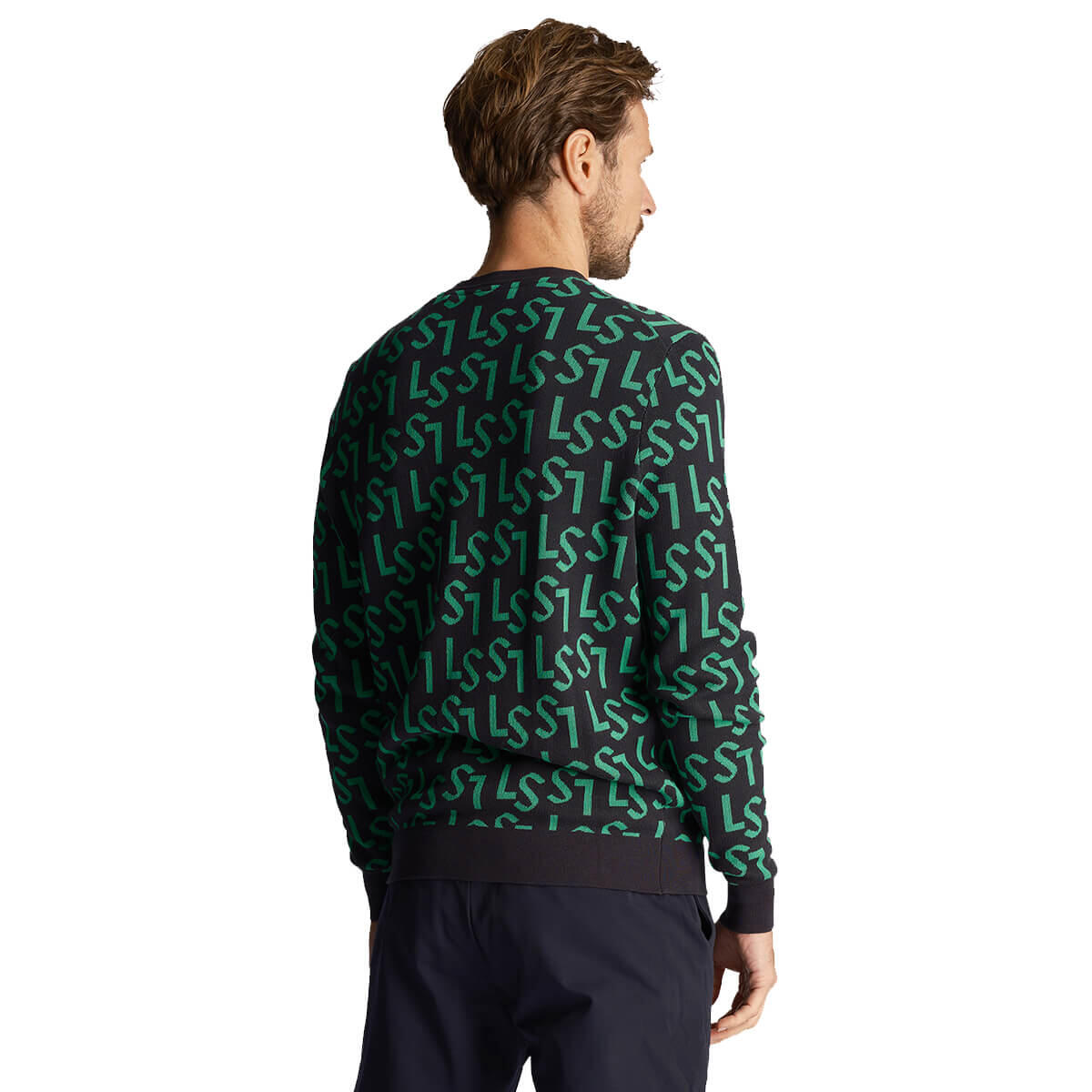 Pull col rond Lyle & Scott Monogram 2/5