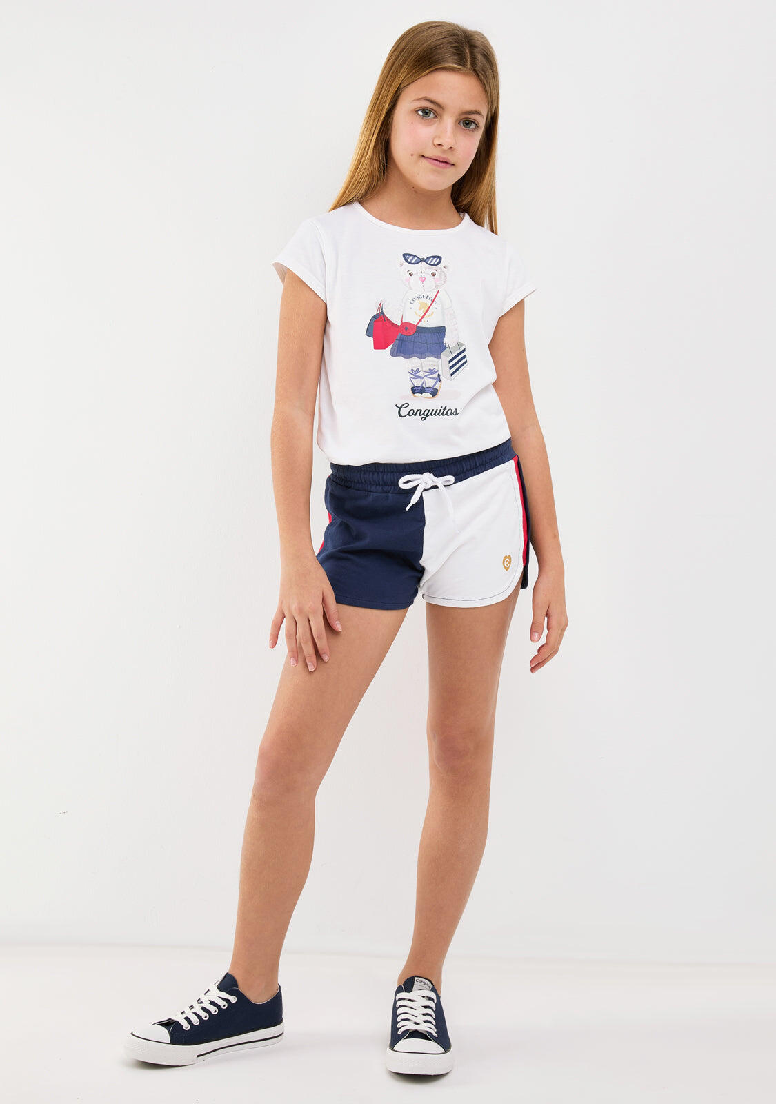 Camiseta Oso Blanco 3/4