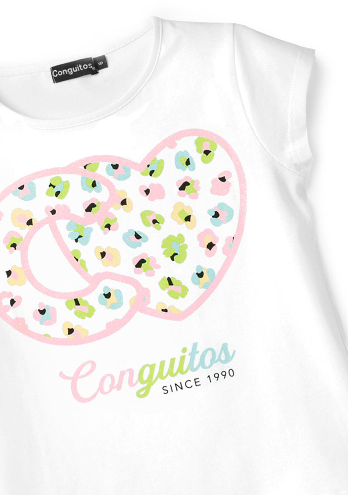Camiseta Conguitos Leopardo Multicolor 2/3