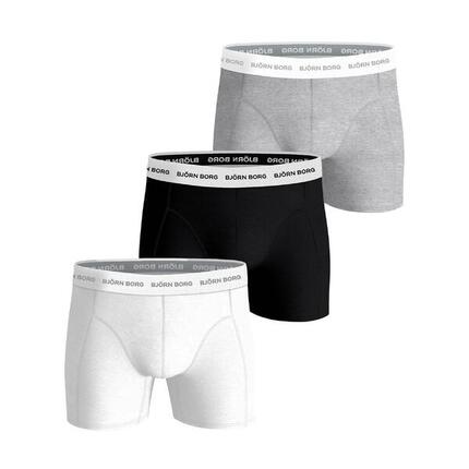 Boxershort Herren 3er Pack Figurbetont-Cotton Stretch Boxer Trunks 3P