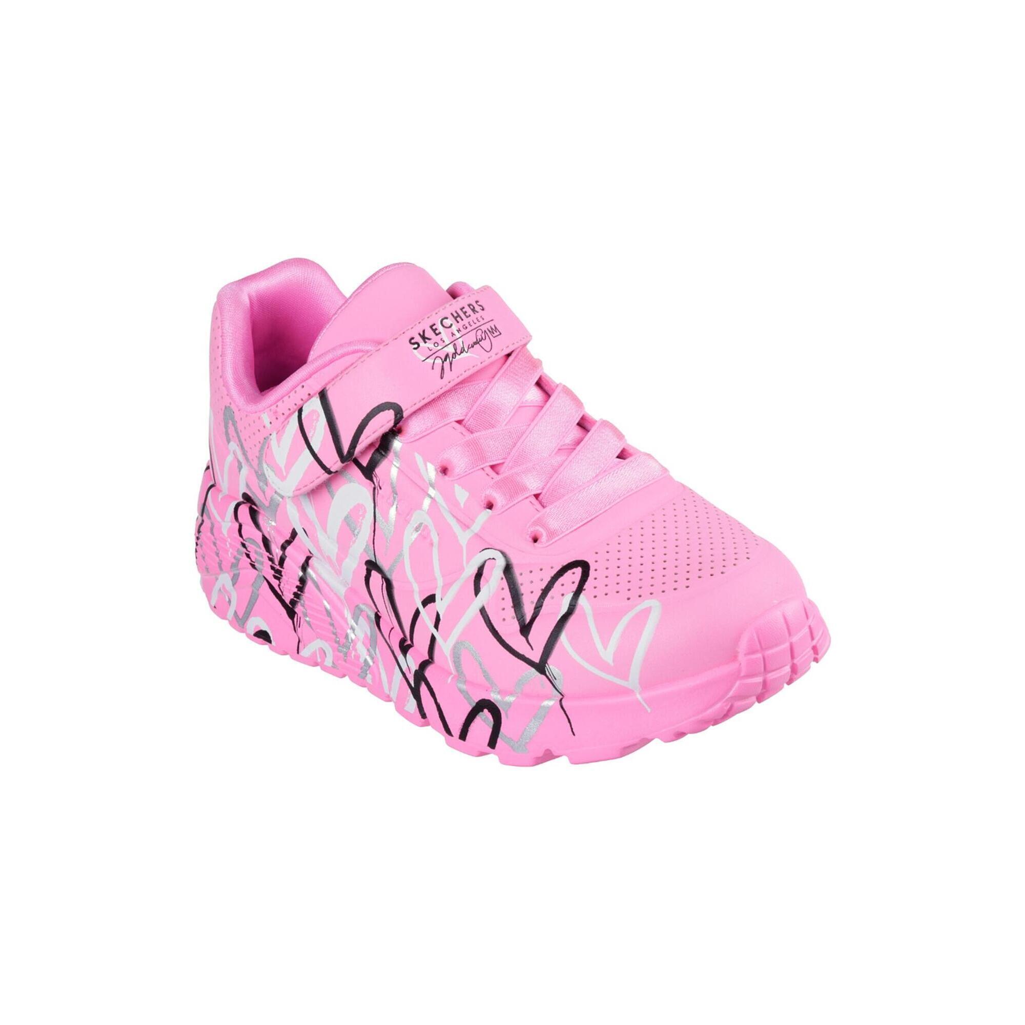 Skechers - Baskets Fille Uno Lite Love Levitate - Chaussures De Sport - Rose - Decathlon