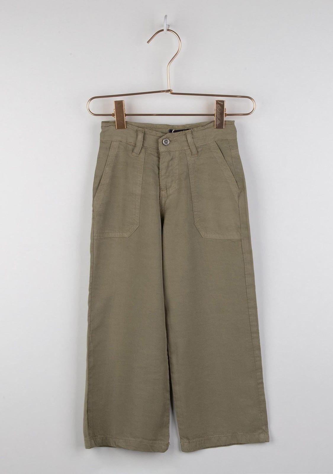 Pantalones Culotte de Niña Kaki 1/5