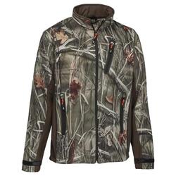 Blouson chasse softshell 4 poches polyester camo kaki S à 3XL