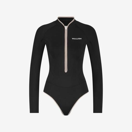 Combinaison shorty premium pour le surf, le kite, la natation et l’apnée - Noir