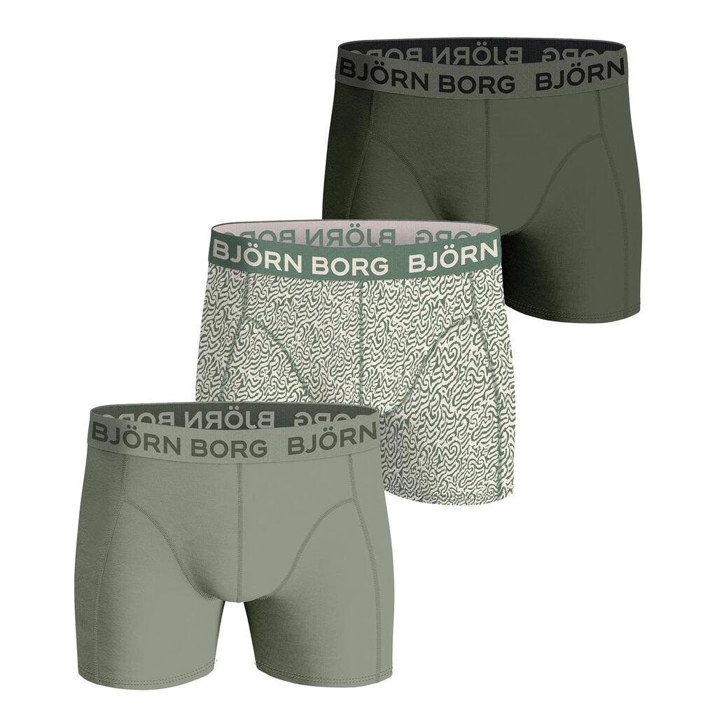 Boxer shorts Men Pack of 3 Figure hugging-Cotton Stretch Boxer Trunks 3P