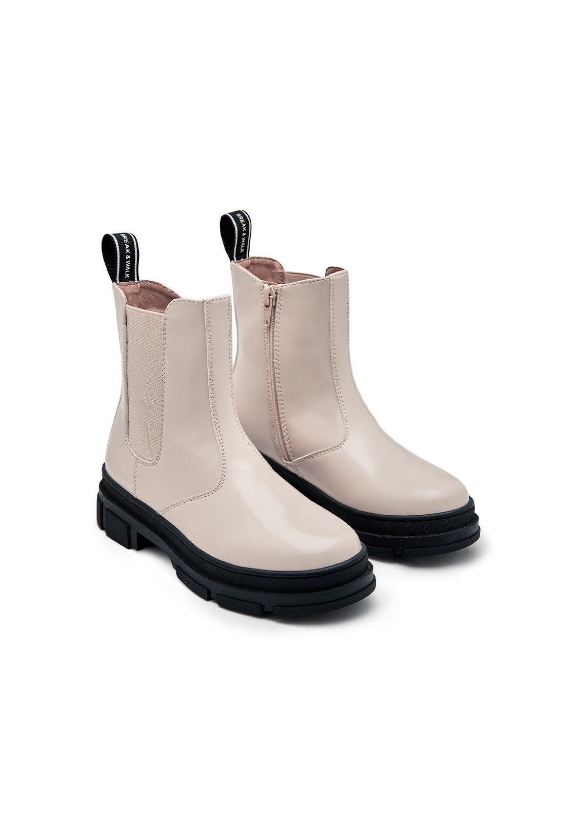 Botas Chelsea Beige B&W 2/3
