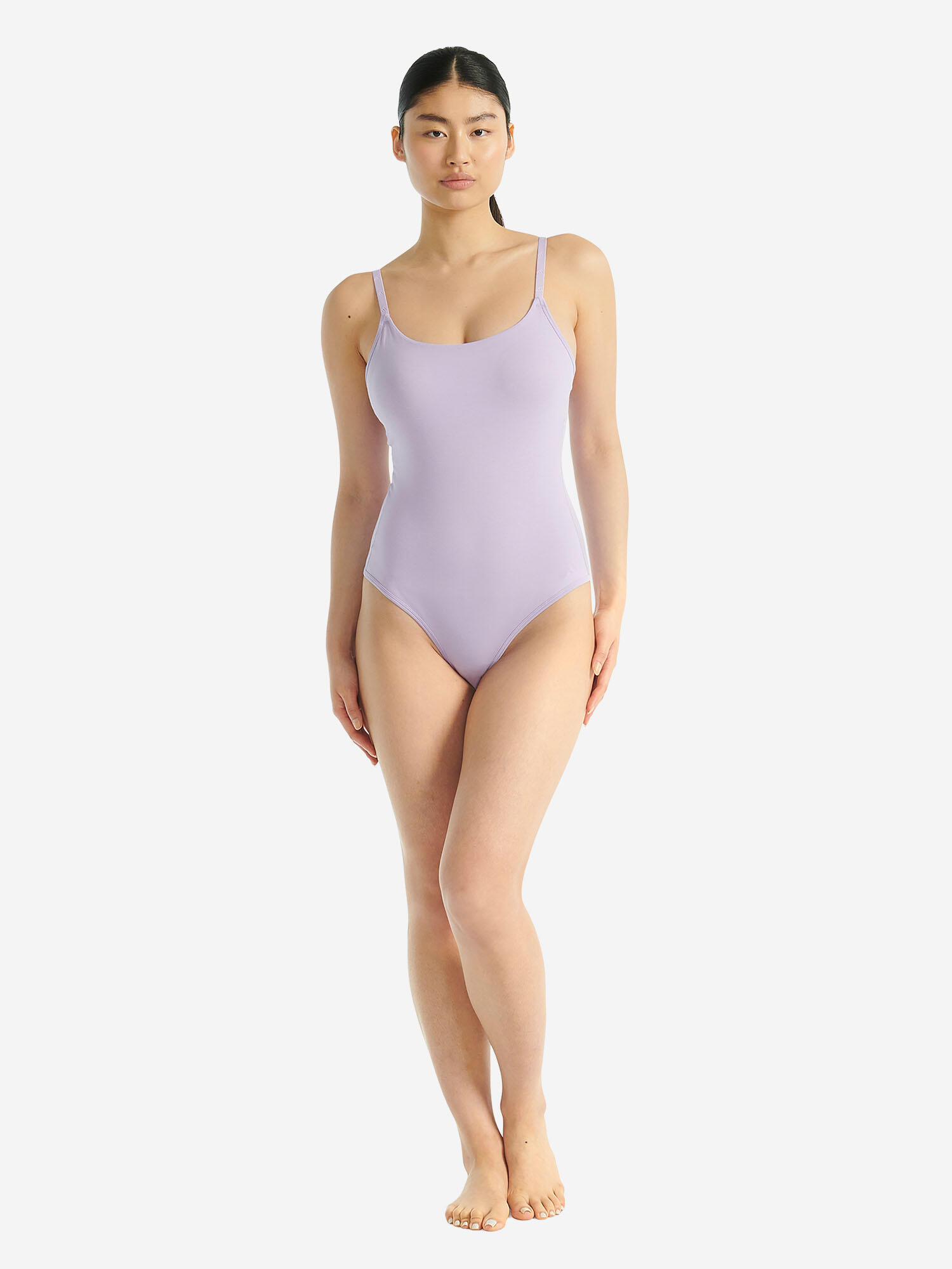 Body Einteiler Damen - Sport Active Essentials Cotton flieder 7/7