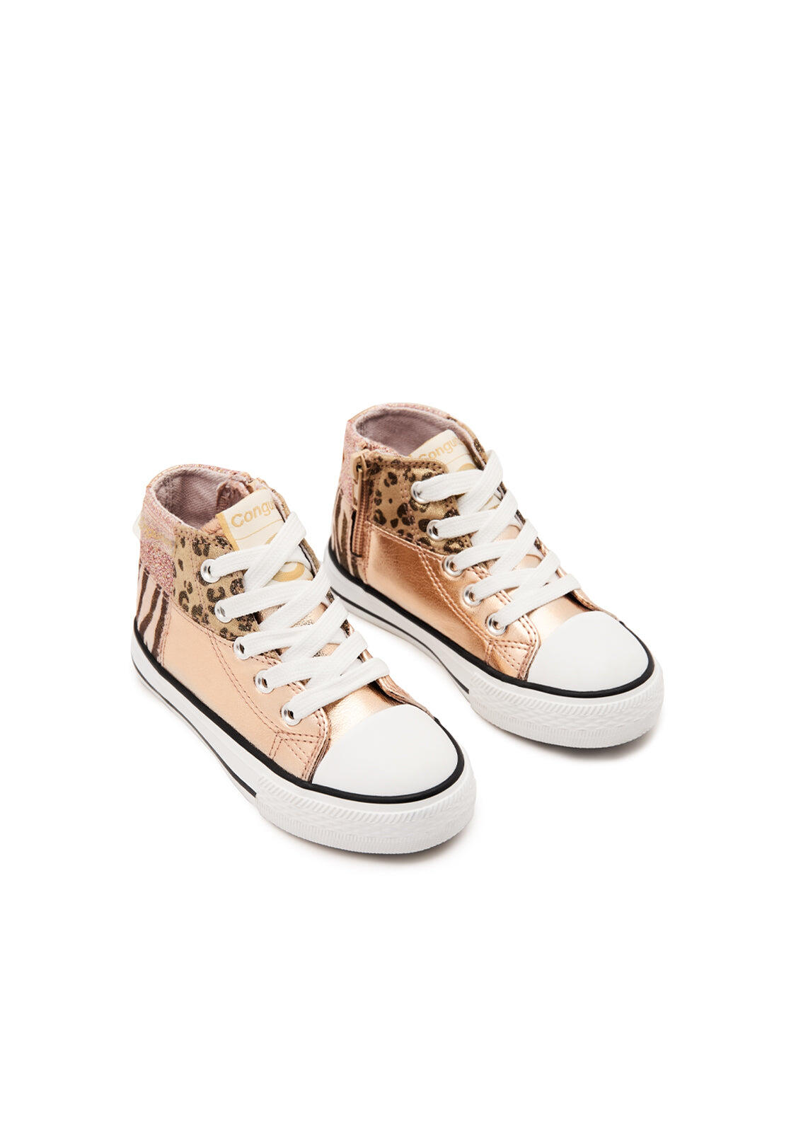 Sapatilhas Conguitos modelo 253-COSH283094-GOLD para garotas 2/3