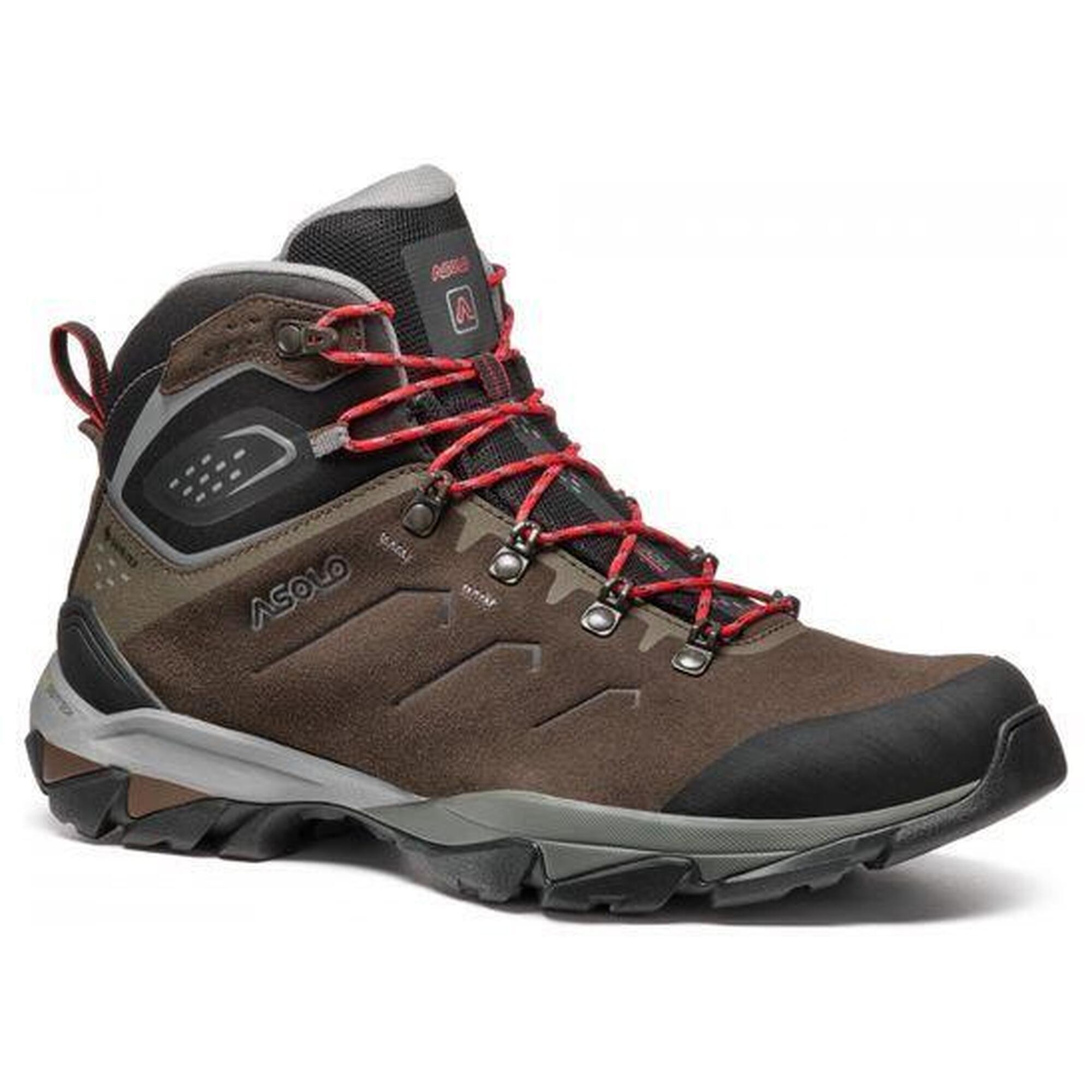 Asolo - Chaussure De Randonnée Asolo Acadia Mid Lth Gore-tex Marron - Chaussures De Sport - Marron|rouge - Decathlon