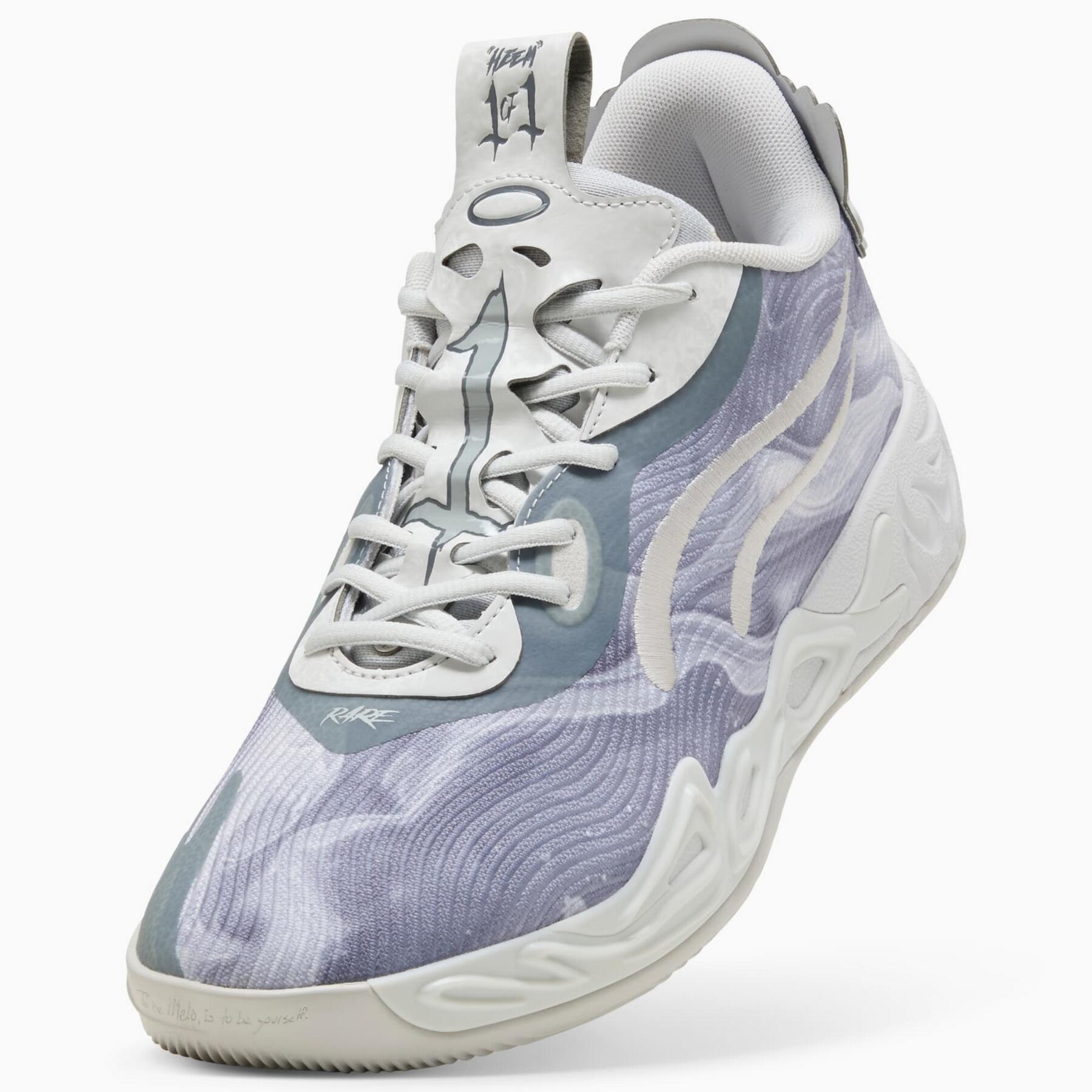 Chaussures de Basketball Puma MB.04 Low Lamelo Ball "Team Grey" 5/6