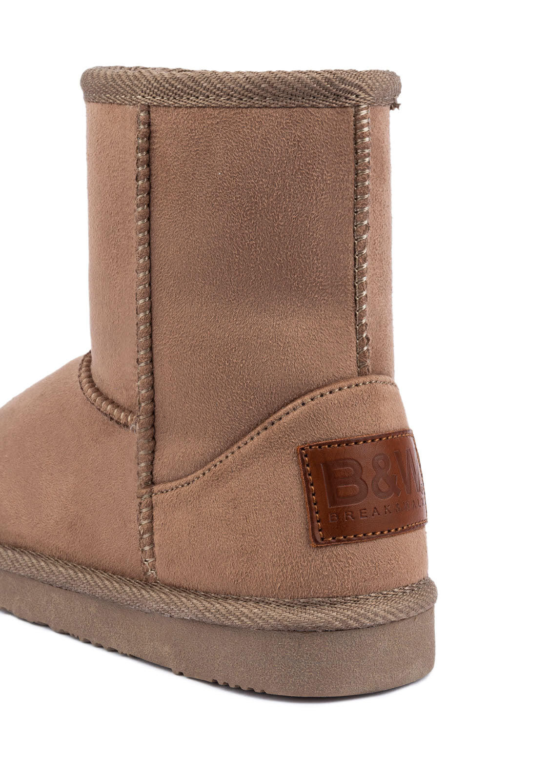 Botas Australianas Logo Water Repellent Taupe B&W Barefoot 3/5