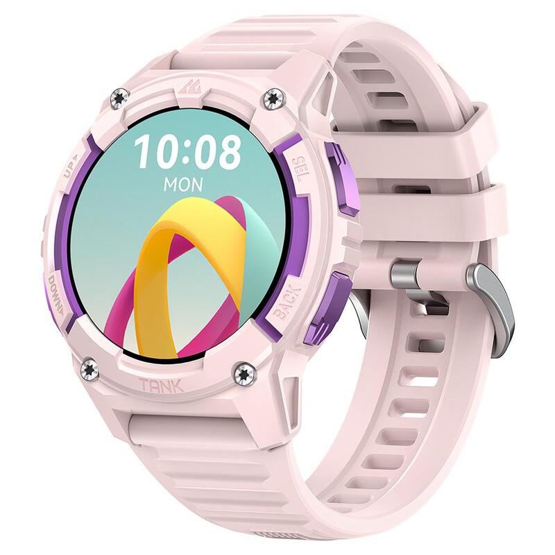 Smartwatch Kospet Tank S2, Ecran AMOLED 1.32", Bluetooth, GPS, 5 ATM (Roz)