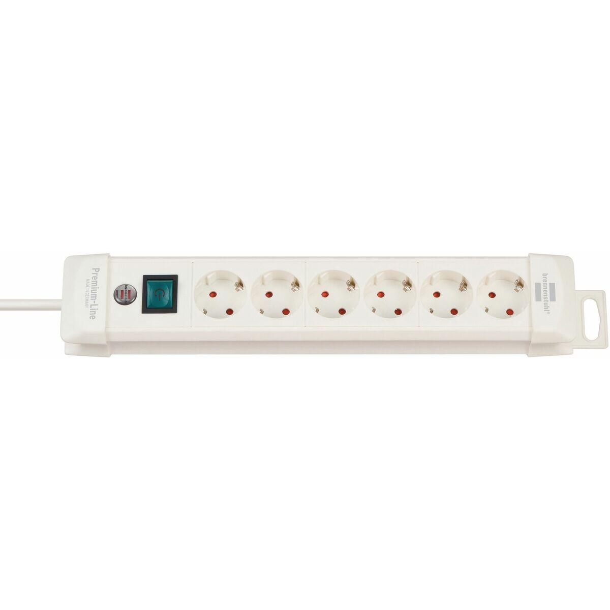 Rallonge 4 prises Schuko avec interrupteur Brennenstuhl Premium-Line 3600 W 2/5