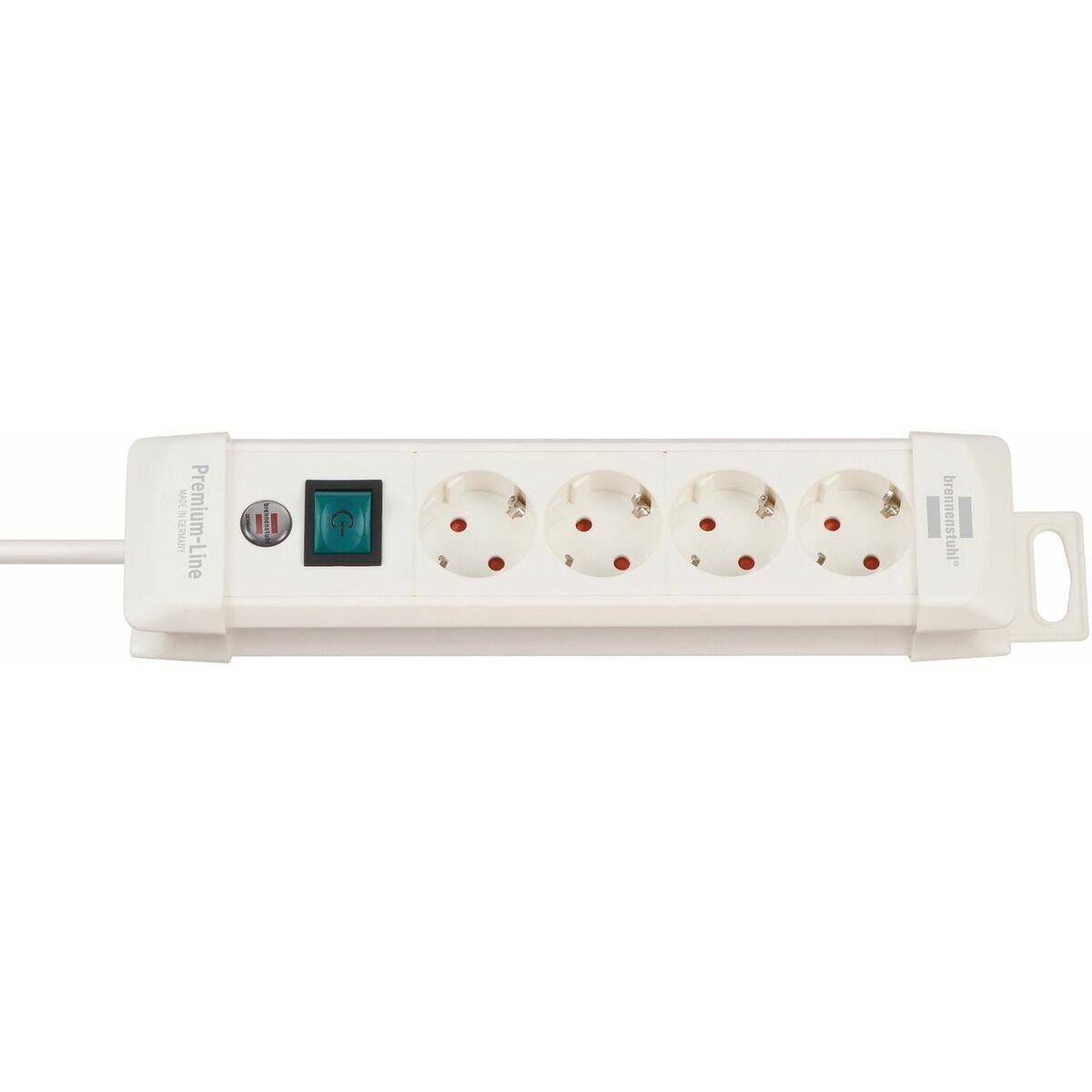 Rallonge 4 prises Schuko avec interrupteur Brennenstuhl Premium-Line 3600 W 5/5