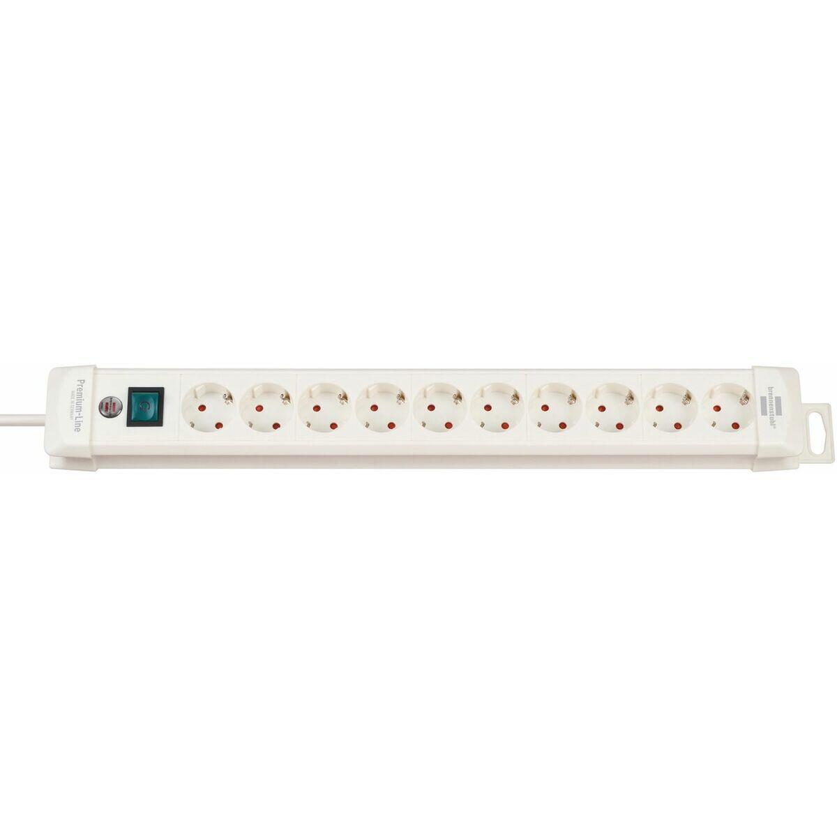 Rallonge 4 prises Schuko avec interrupteur Brennenstuhl Premium-Line 3600 W 4/5
