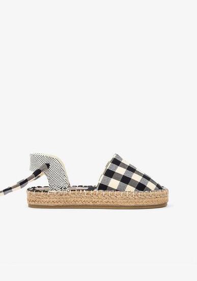 Sandalias Conguitos B&W Vichy Barefoot