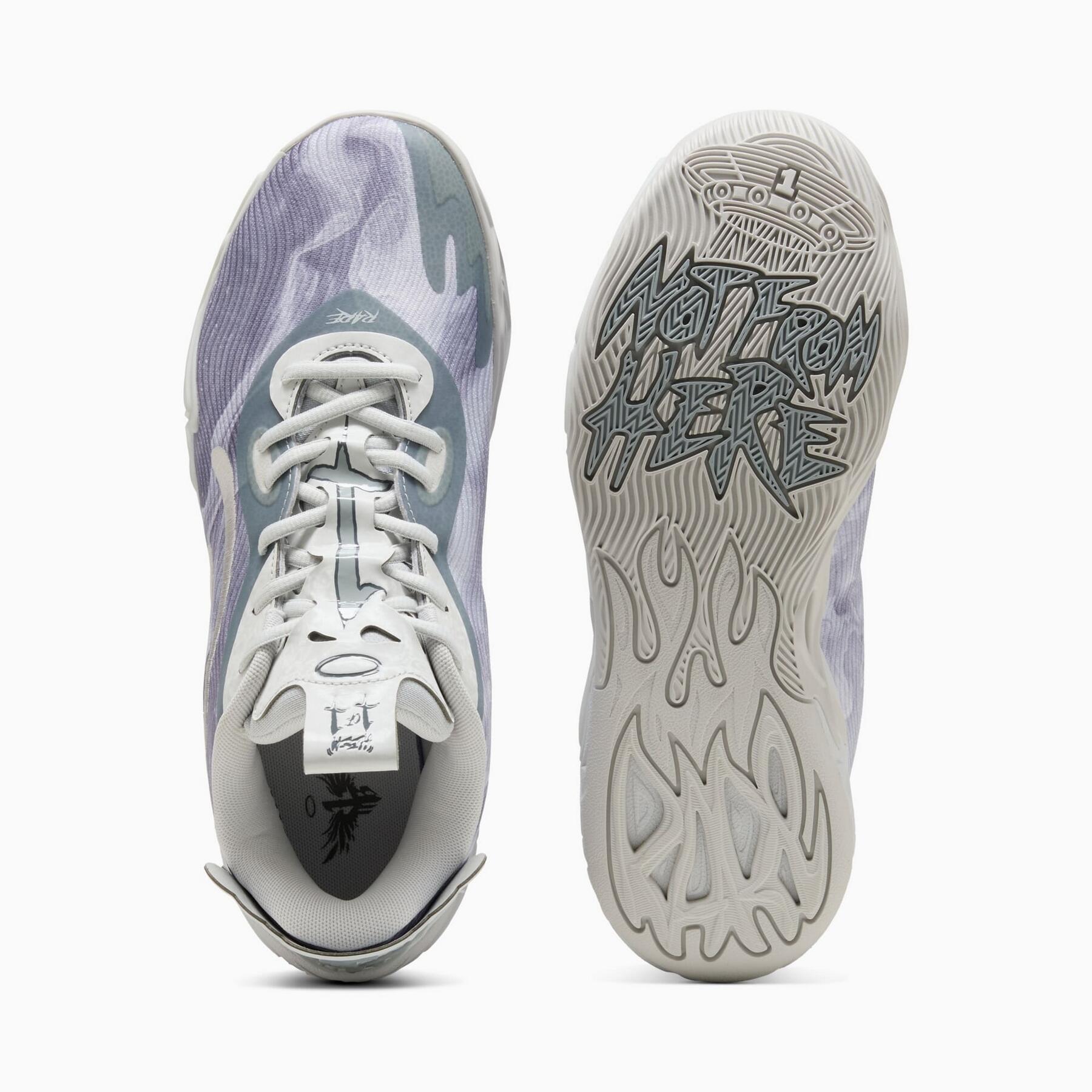 Chaussures de Basketball Puma MB.04 Low Lamelo Ball "Team Grey" 3/6