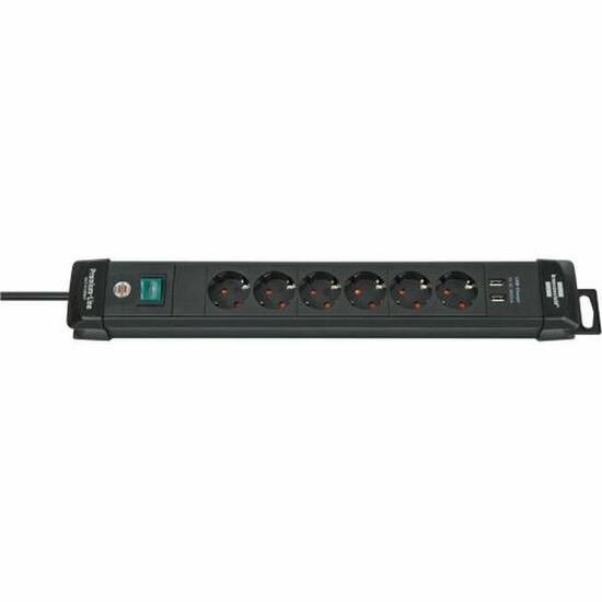 Steckerleiste mit 6 Steckdosen und Schalter Brennenstuhl Premium-Line 3600 W