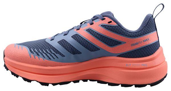 Chaussures Trail Inov 8 TrailFly Max Bleu/Rose Femme 2/6