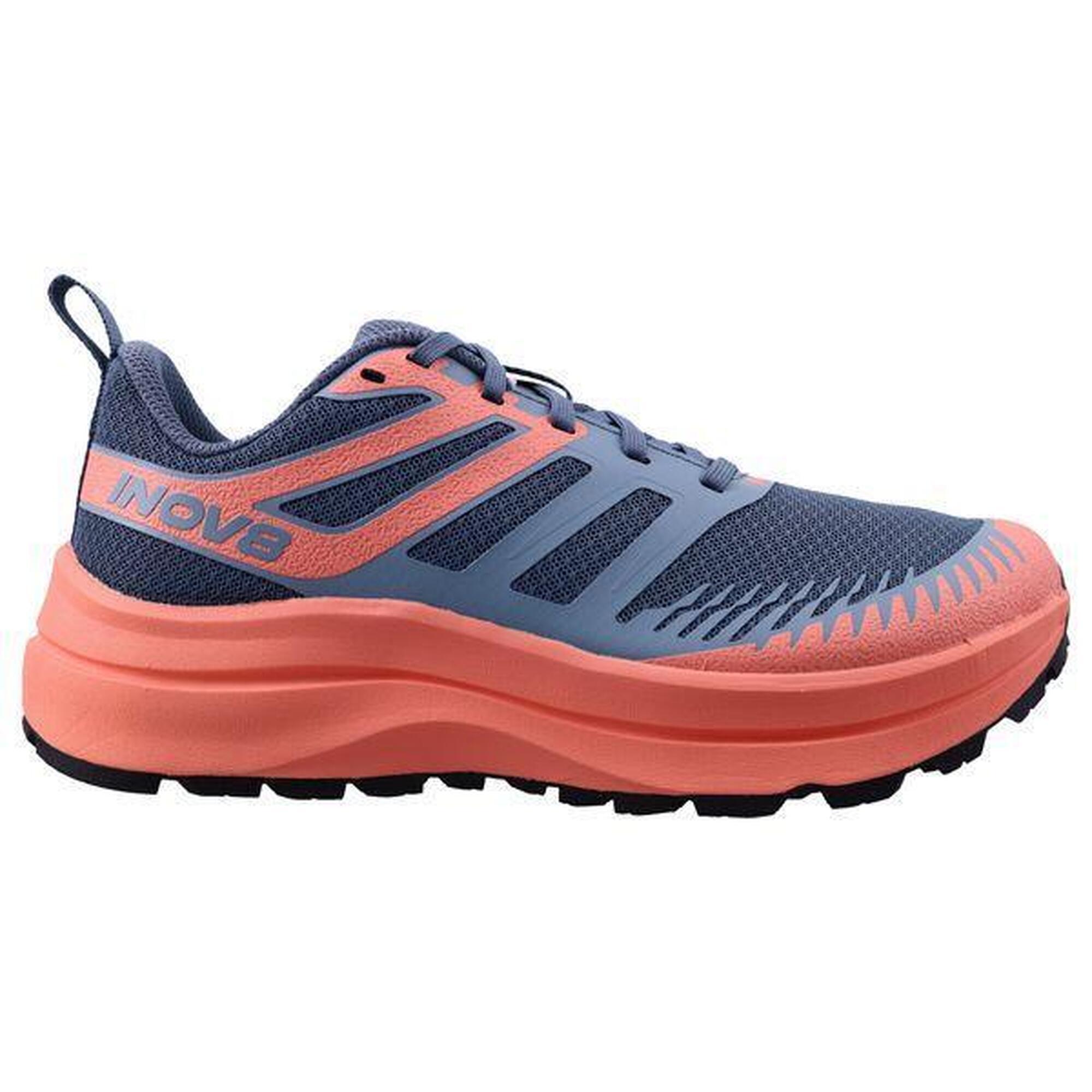 Inov-8 - Chaussures Trail Inov 8 Trailfly Max Bleu/rose Femme - Chaussures De Sport - Bleu|rose - Decathlon