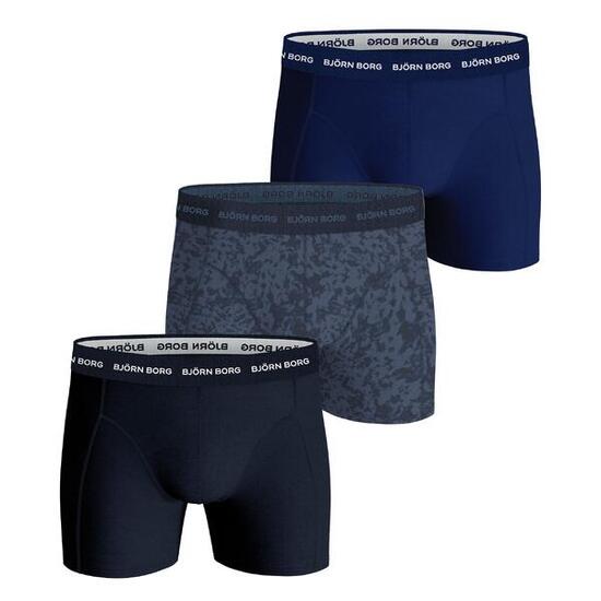 Boxershort Herren 3er Pack Figurbetont-Cotton Stretch Boxer Trunks 3P