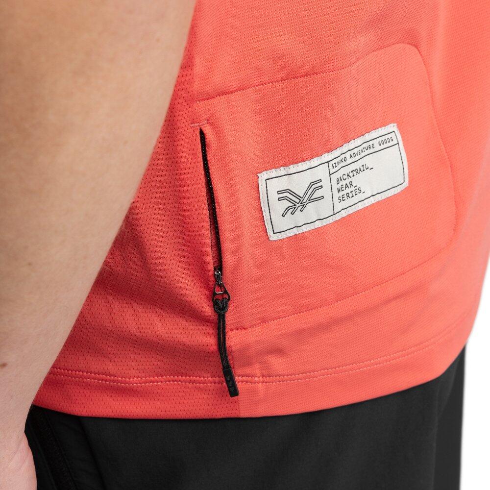 T-shirt cyclisme gravel homme Rockrover Rouge 4/7