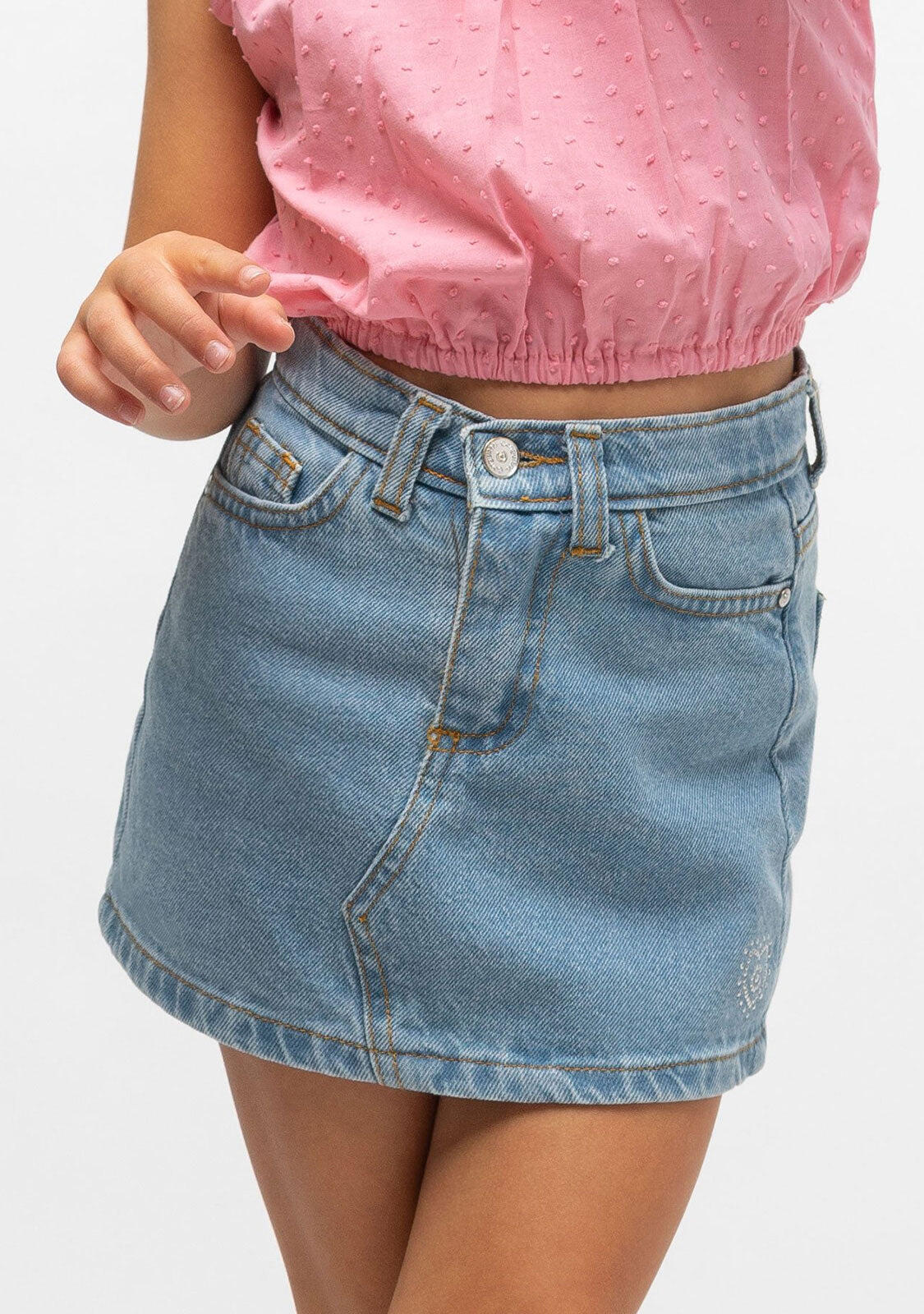 Falda de Niña Mini Denim 3/3