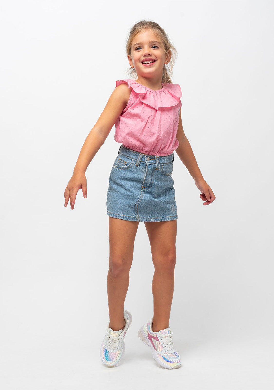 Falda de Niña Mini Denim 2/3