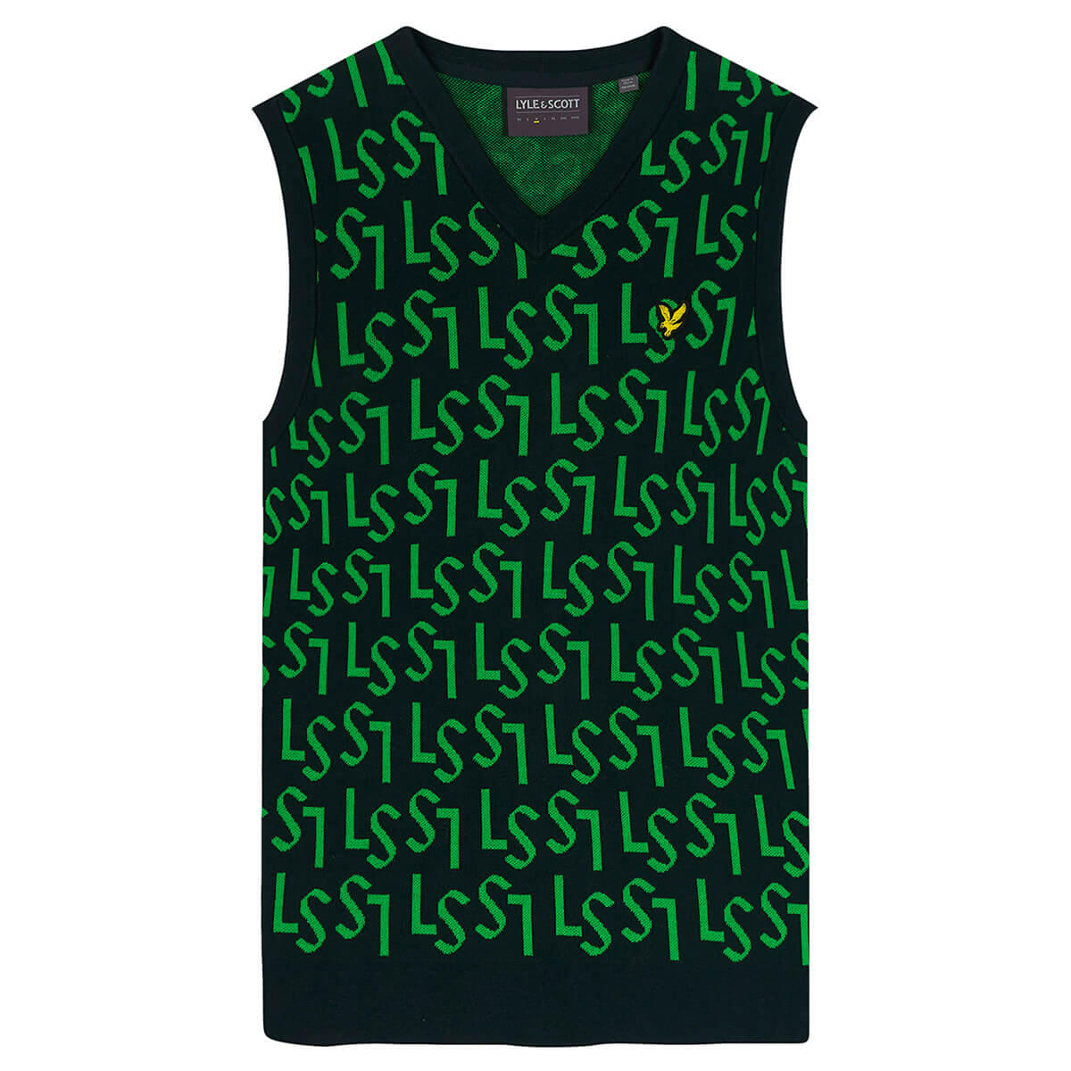 Polo sin mangas Lyle & Scott Monogram 4/6