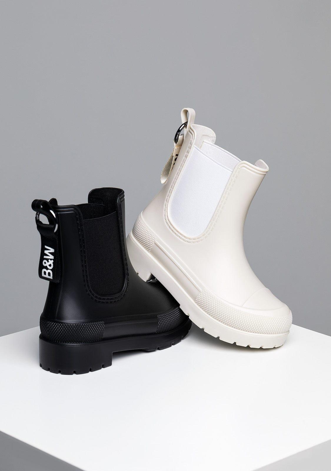 Botas de Agua Unisex Beige B&W 4/5