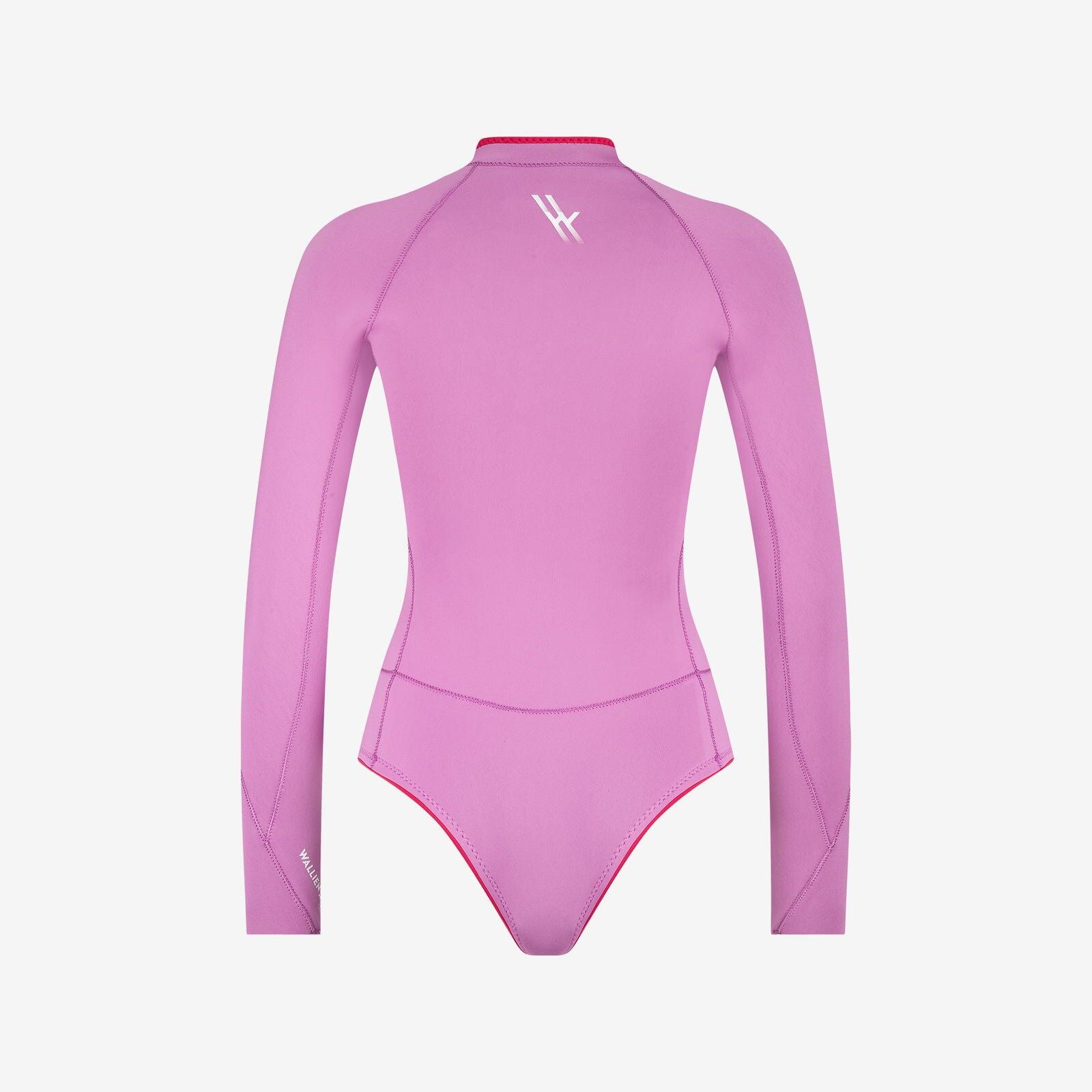 Combinaison shorty premium pour le surf, le kite, la natation et l’apnée - Rose 2/6
