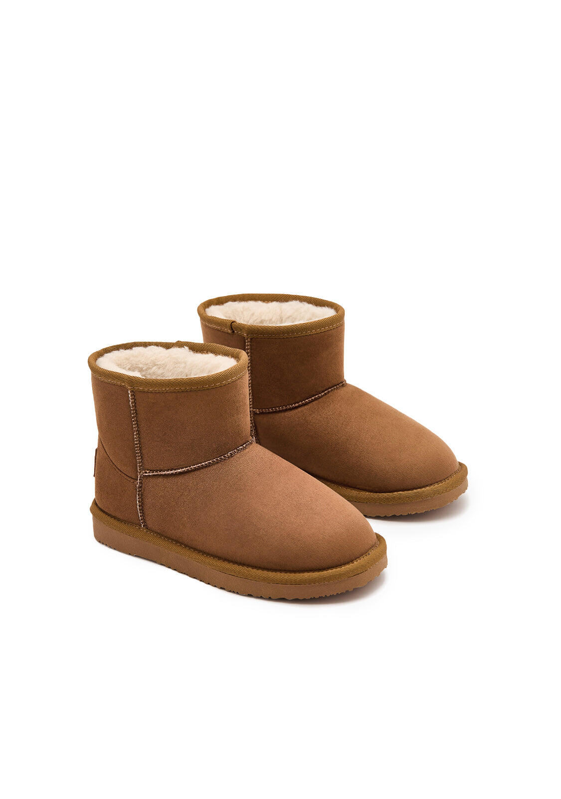 Botas Australianas Niños Low Australian Boots Tan B&W Barefoot 2/3