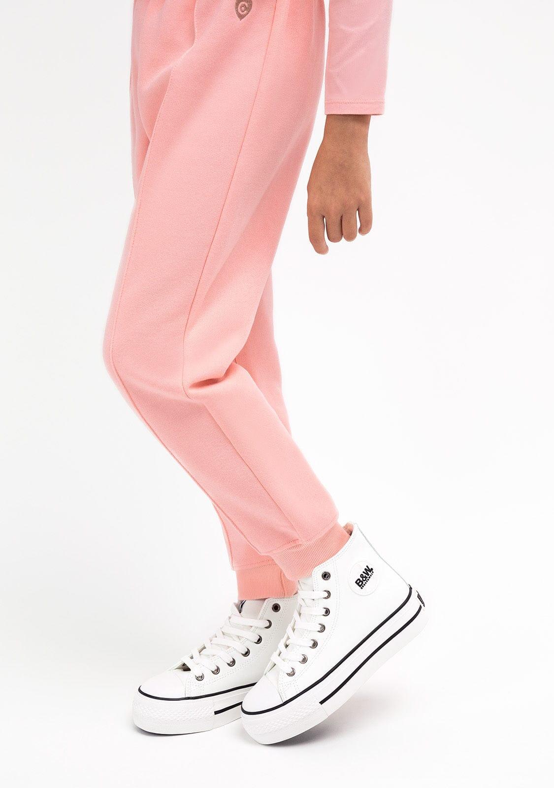 Pantalones Joggers de Niña Rosa 3/5