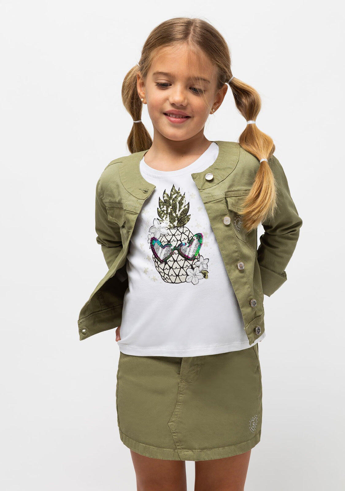 Chaqueta de Niña Kaki 3/3
