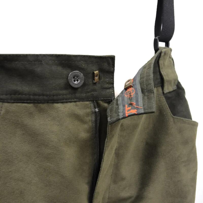 Salopette Grand Nord polyester polaire kaki marron 38 à 60 5/5