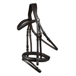 Bridon équitation muserolle croisée anatomique Waldhausen X-Line London