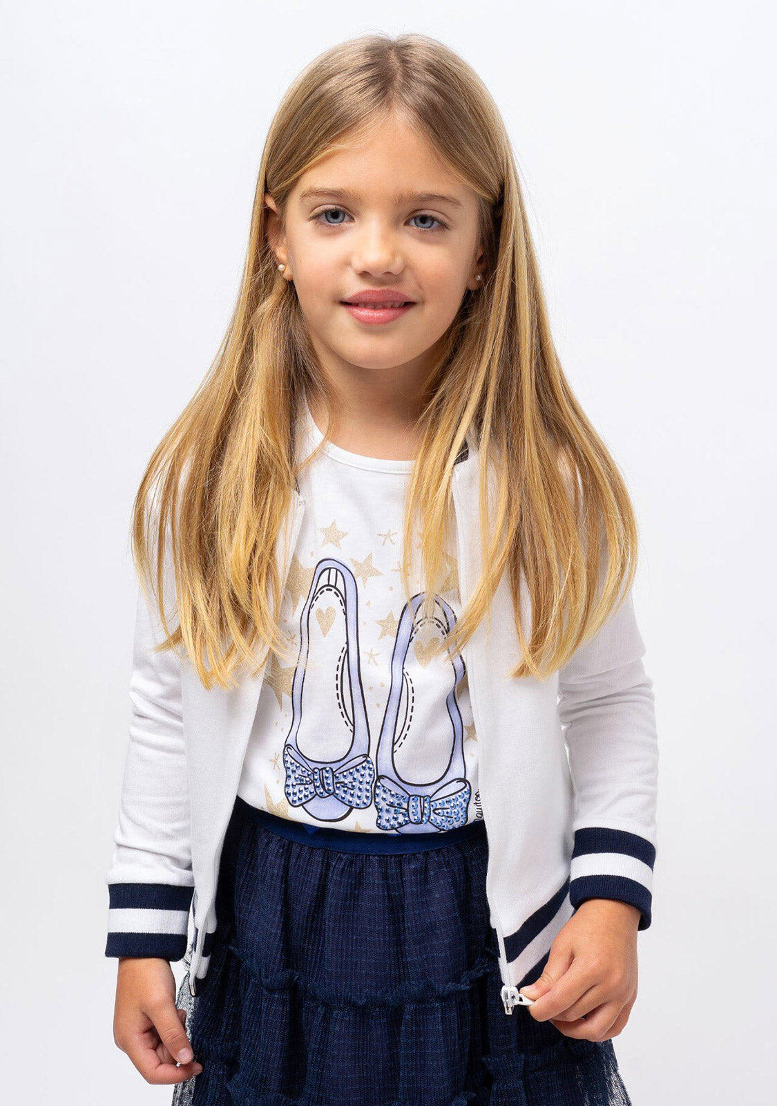 Camiseta de Niña Bailarinas Celeste 3/3