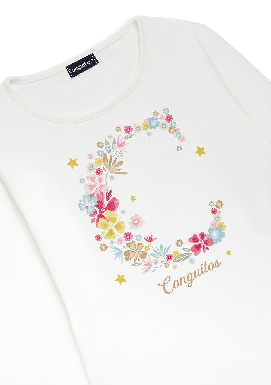 Camiseta Algodón Logo Blanco Conguitos 2/2
