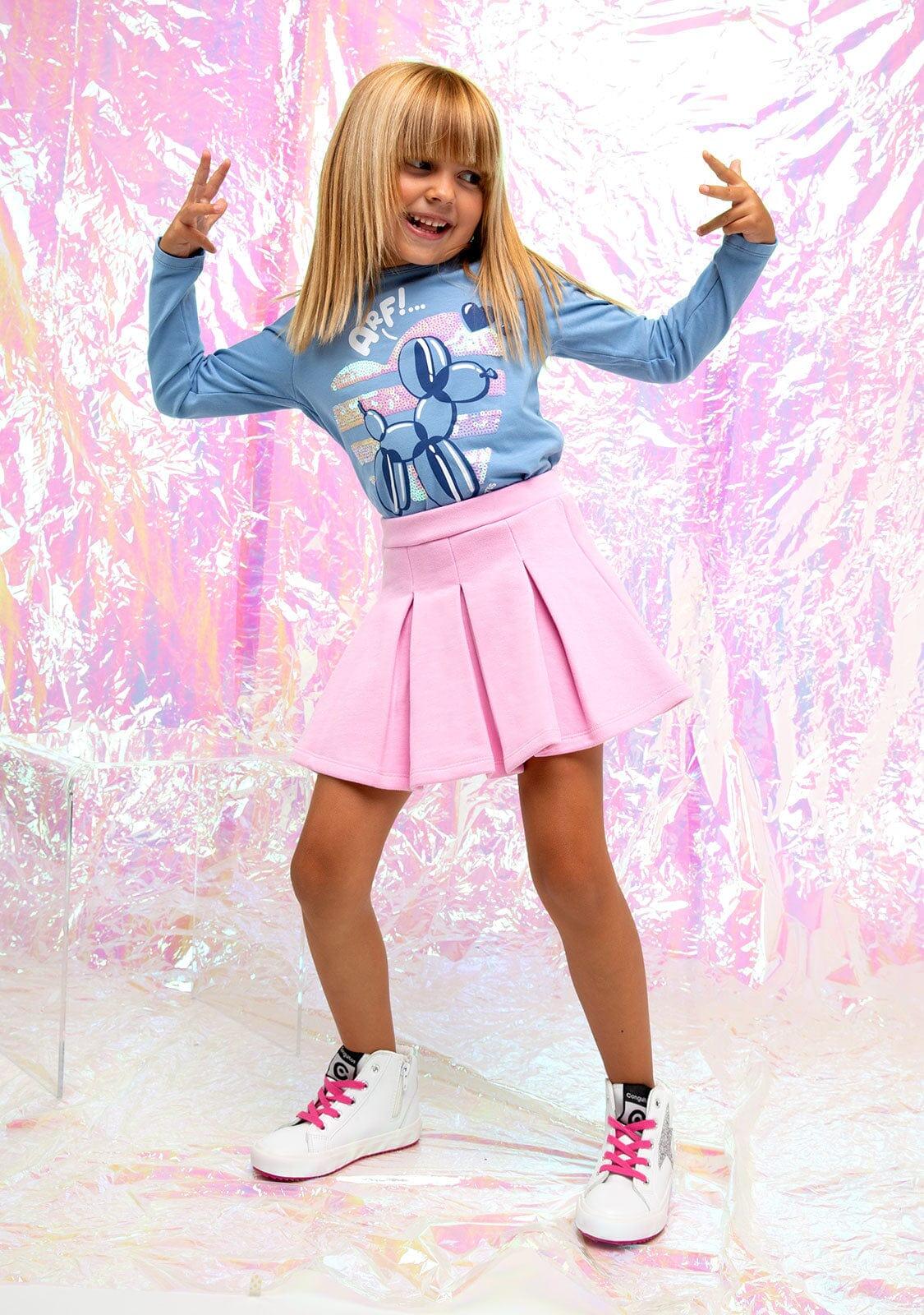 Camiseta de Niña en Azul 2/5