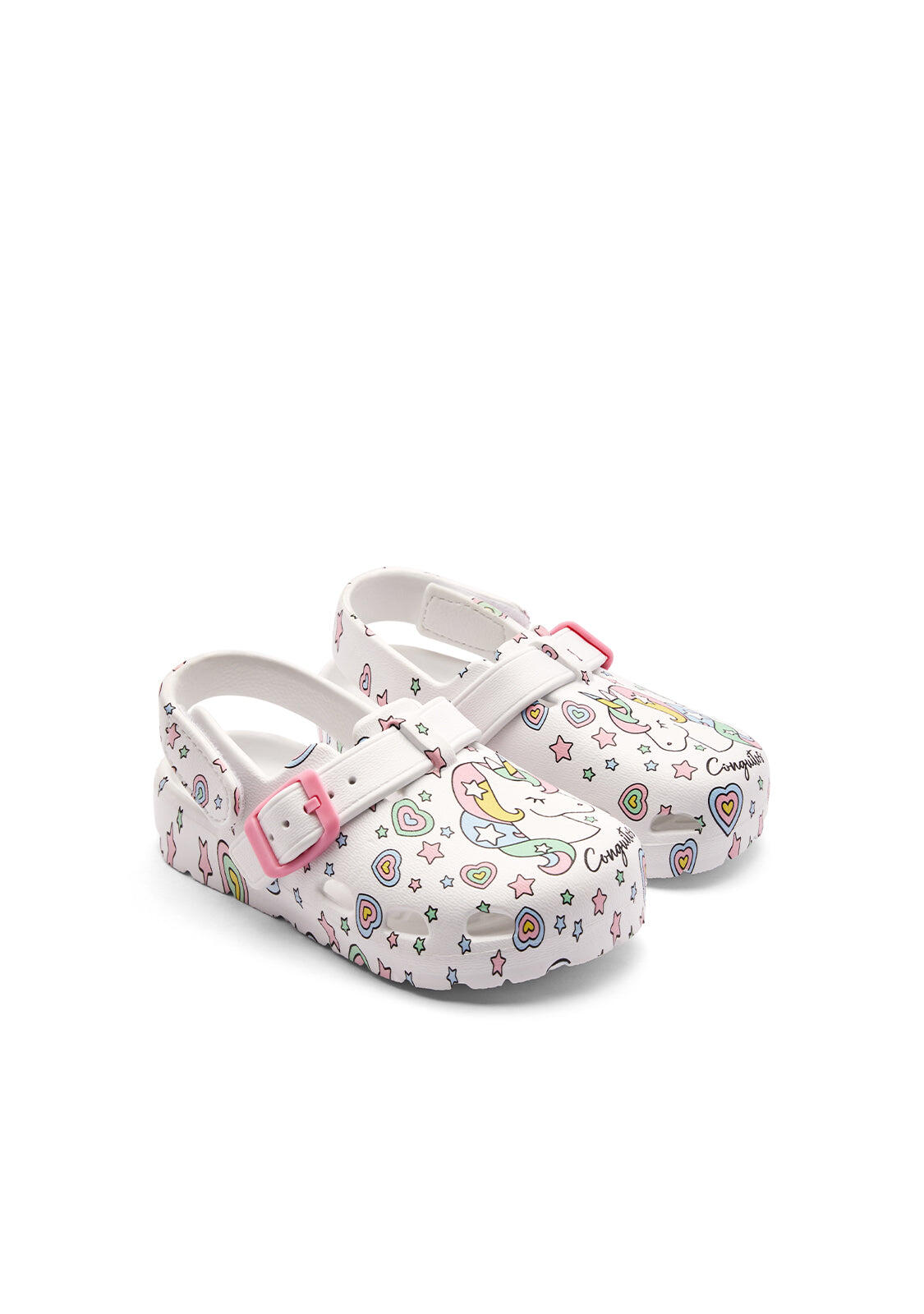 Sandalias Conguitos Zueco Fantasía Unicornio 2/3