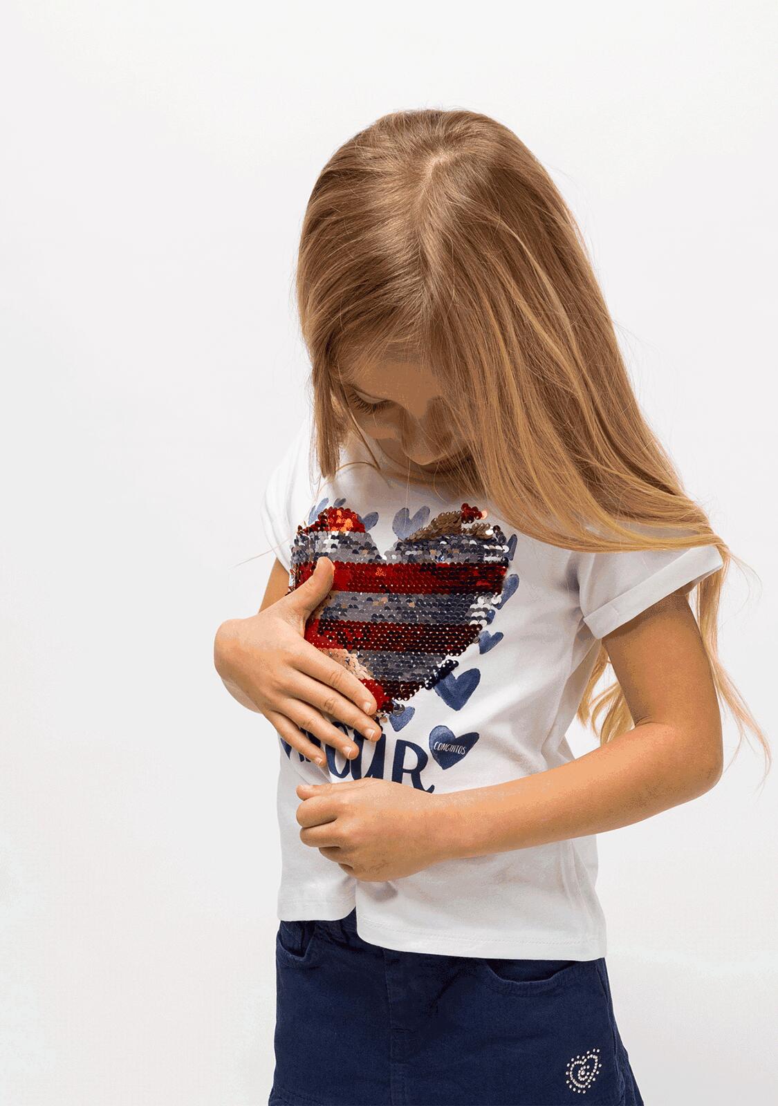 Camiseta de Niña Amour Lentejuelas Reversibles 4/5